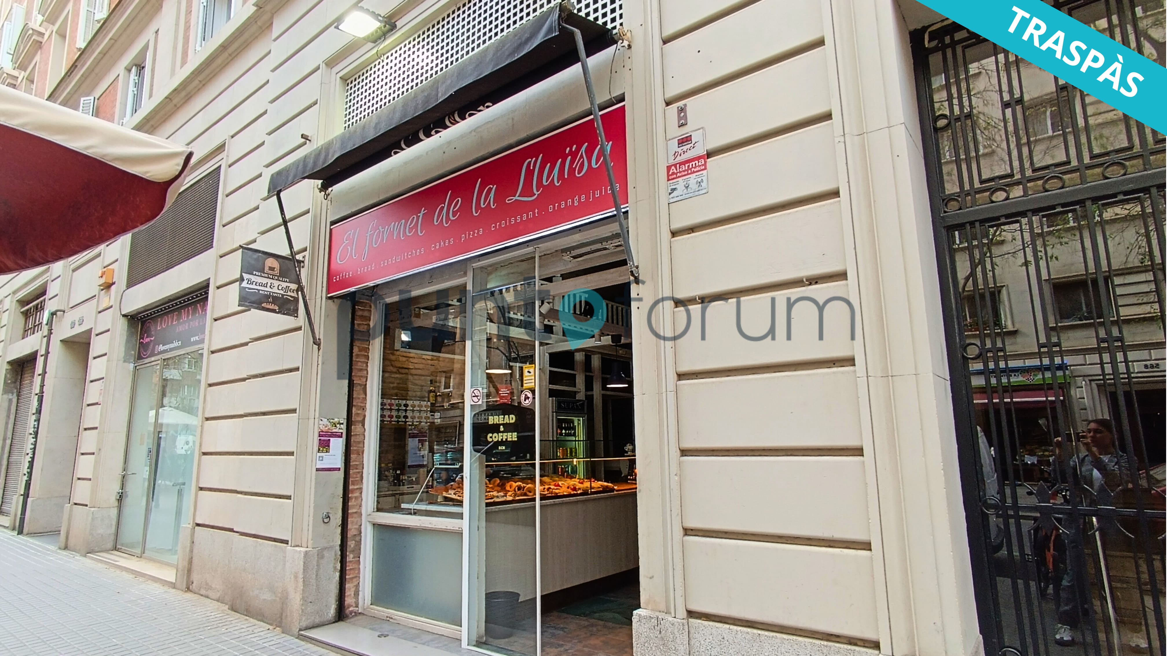 Panadería con licencia de degustación en una de las zonas más transitadas de Barcelona